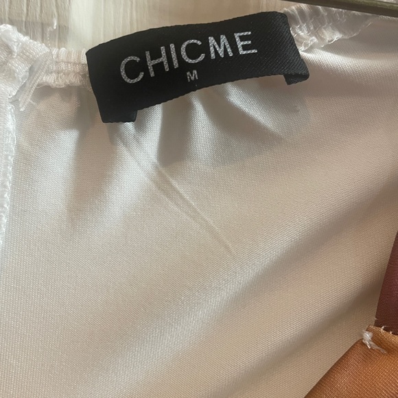 Chic Me White Floral Jumper Size Medium - Picture 10 of 15